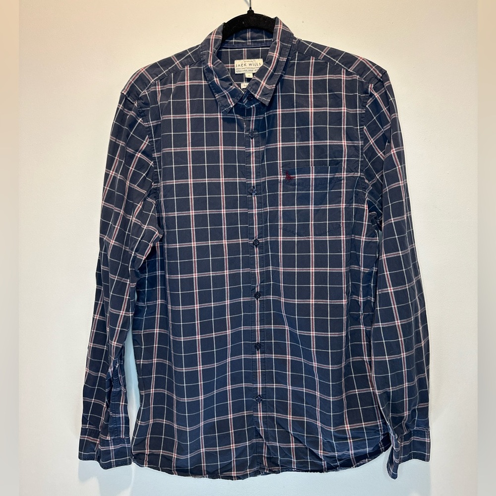 Jack Wills Casual Checkered Shirt - M Classic Fit